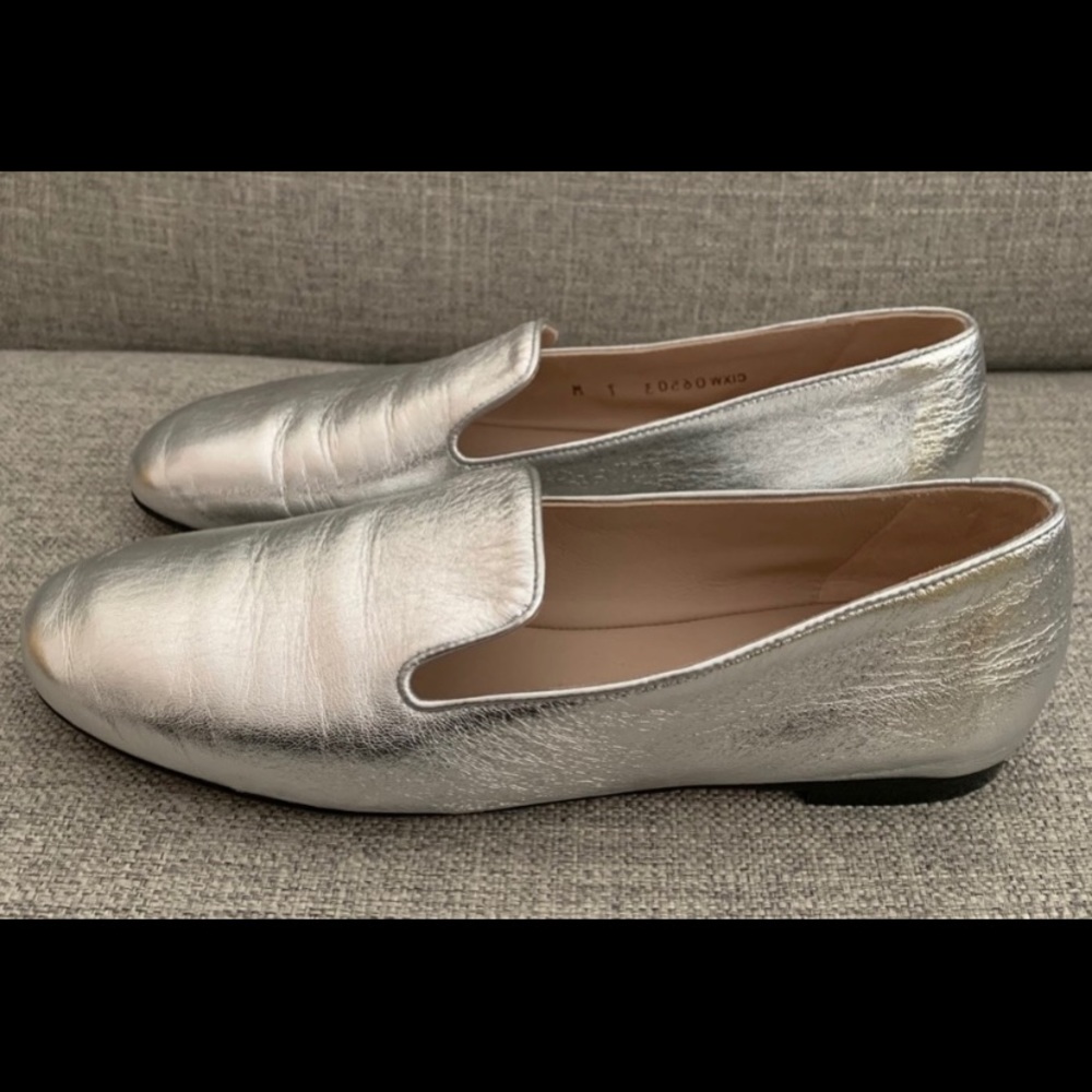 🤍🤍Myguy Metallic Leather Venetian Loafers🤍🤍
